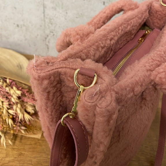 Felltasche rosa Clearance